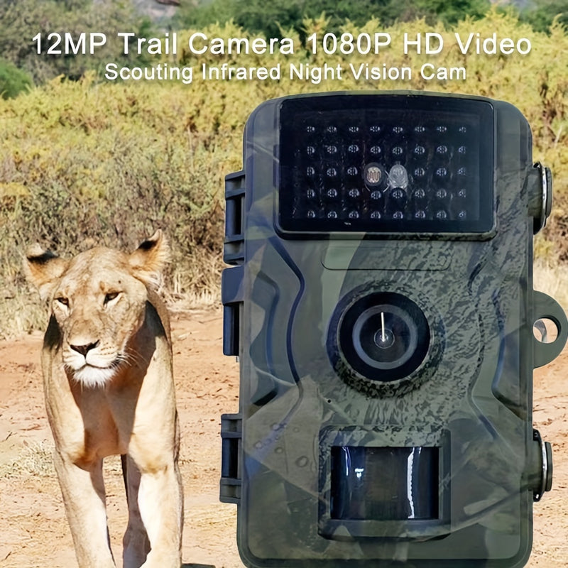 Wildlife Scouting Camera - Game & Trail Cameras with High-Resolution, Night Vision, Motion Detection for Outdoor Wildlife Monitoring and Surveillance