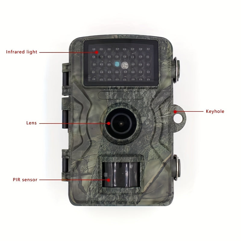 Wildlife Scouting Camera - Game & Trail Cameras with High-Resolution, Night Vision, Motion Detection for Outdoor Wildlife Monitoring and Surveillance