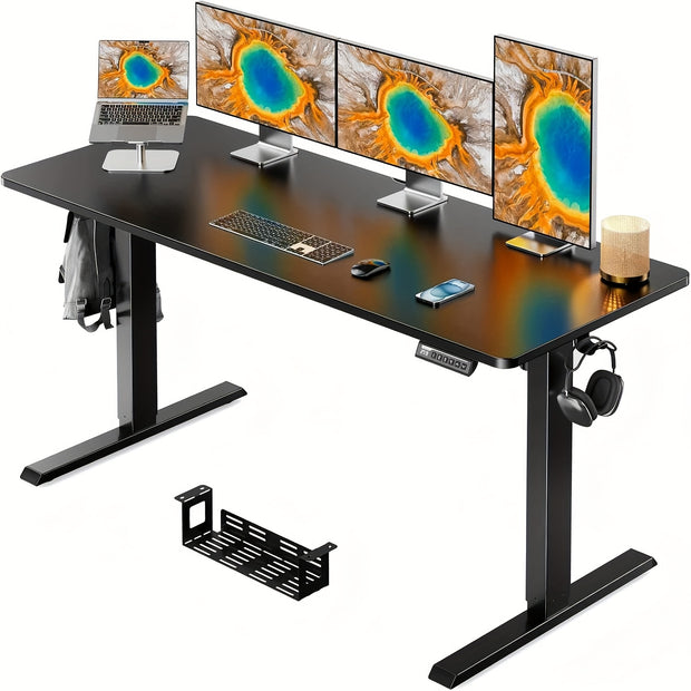 [Electric Lifting Table] Adjustable Electric Upright Table, 48/55/63 inch Electric Lifting Table, Ergonomic Computer Desk, Electronic Game Table