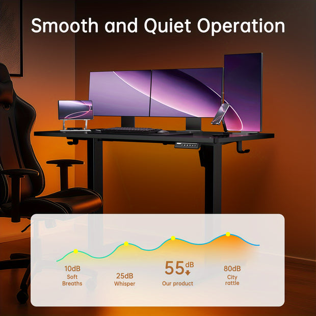 [Electric Lifting Table] Adjustable Electric Upright Table, 48/55/63 inch Electric Lifting Table, Ergonomic Computer Desk, Electronic Game Table