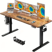 [Electric Lifting Table] Adjustable Electric Upright Table, 48/55/63 inch Electric Lifting Table, Ergonomic Computer Desk, Electronic Game Table