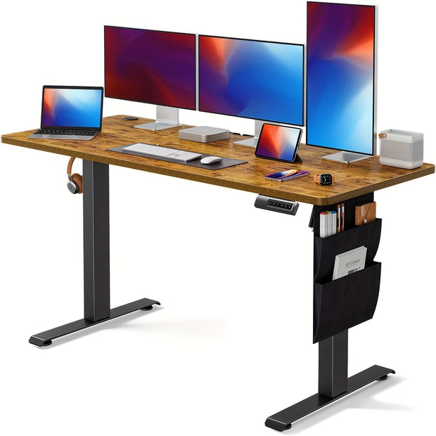 [Electric Lifting Table] Adjustable Electric Upright Table, 48/55/63 inch Electric Lifting Table, Ergonomic Computer Desk, Electronic Game Table