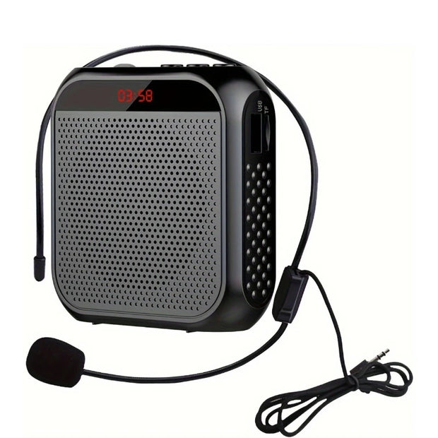 Portable Sound Amplifier，USBRechargeable Speaker Personal Microphone Speech，Suitable for lectures/Meeting/Guide/Outdoor