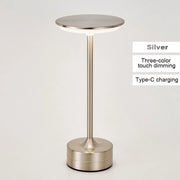 LED Table Lamp Touch Sensor Night Light USB Rechargeable Portable Bedroom Night Light Wireless Reading Lamp Restaurant Hotel Bar