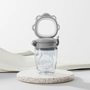 New Mould Fruit & Vegetable Feeder with Silicone Mesh, Cartoon Lion Food Feeder, Juice Feeding Teething Utensils