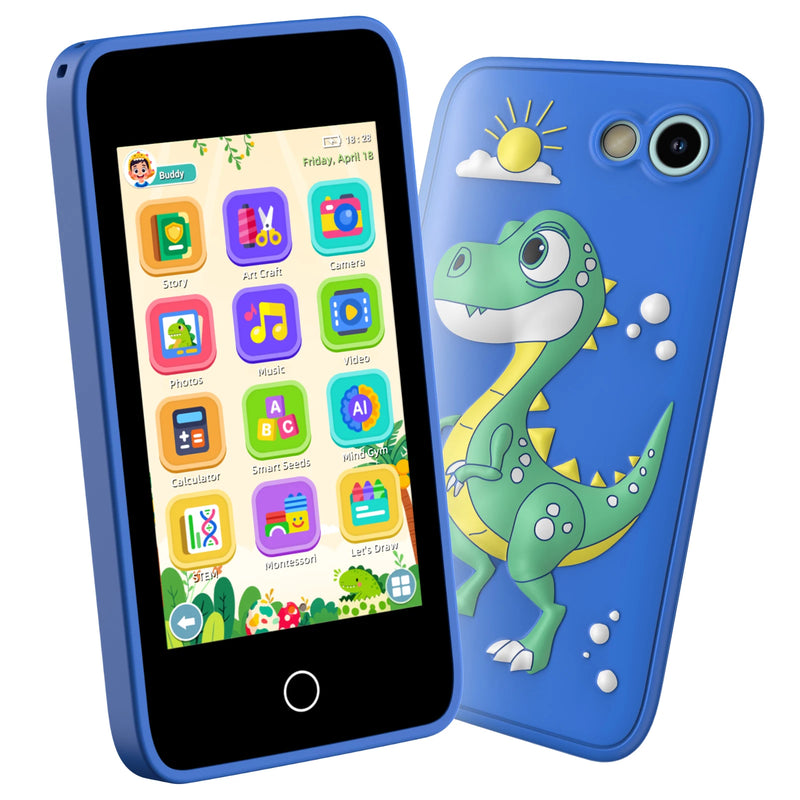 Kids Smart phones , 3.97" Touch Screen, 200+ Learning Games, Dual Camera, Parental Control, Drop-Proof, Gift for Ages 3-12