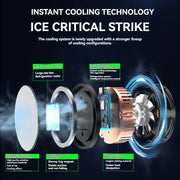 Magnetic Phone Cooler: Semiconductor Cooling Pad for PUBG Mobile & Live Streaming | Ultra-Quiet, Universal Fit Gaming Gadget