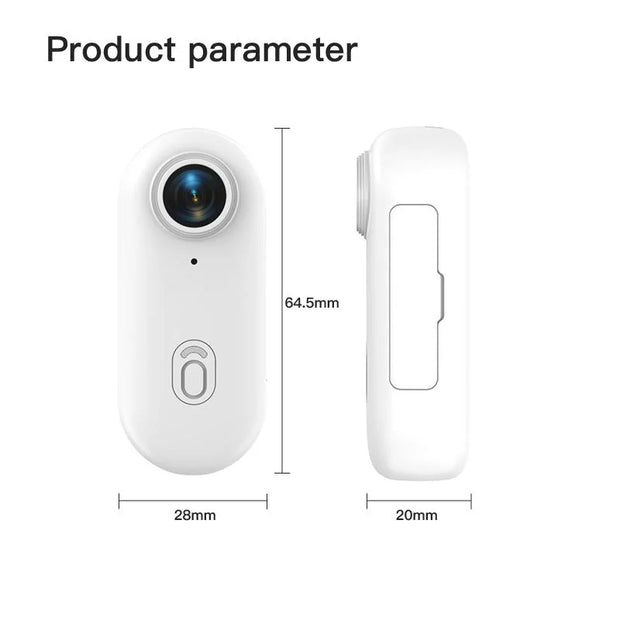 2025 Hot Gift 4K Magnetic Body Cam Portable WiFi Wireless Action Camera POV Bike Mount Sports Vide Waterproof Mini Vlog Camera