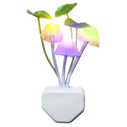 Light controlled night light, light controlled induction light, dreamy color changing mushroom light, LED energy-saving night li