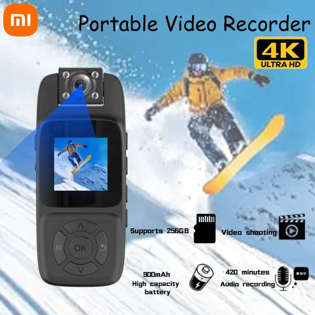Xiaomi Mini WiFi Camera 4K HD Portable Digital Video Recorder Professional Anti Shake Camera Night Vision Action Camera 2025New