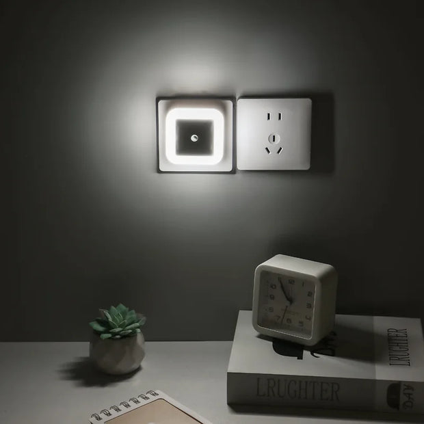 Light controlled night light, light controlled induction light, dreamy color changing mushroom light, LED energy-saving night li