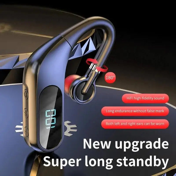 Bluetooth Headphones with Real-time Digital Display