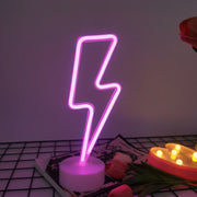 Lightning LED neon light, USB or battery powered boy/girl gift cool game light, bedroom wedding party decoration creative light