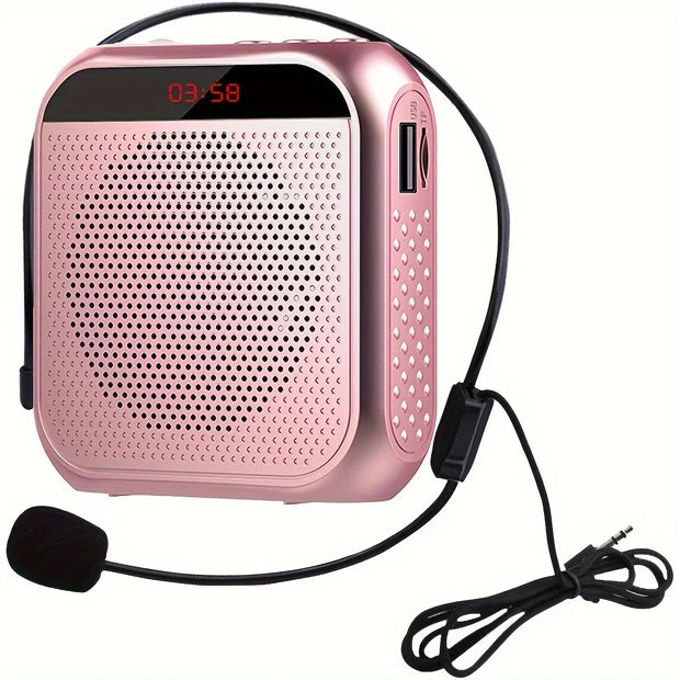 Portable Sound Amplifier，USBRechargeable Speaker Personal Microphone Speech，Suitable for lectures/Meeting/Guide/Outdoor