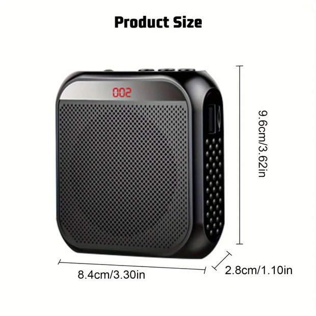 Portable Sound Amplifier，USBRechargeable Speaker Personal Microphone Speech，Suitable for lectures/Meeting/Guide/Outdoor