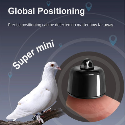 Pet Anti Loss Device 2.7g Mini GPS Tracker for Pets, Compatible with Android & iOS, Global Tracking for Cats/Dogs/Birds/Rabbits