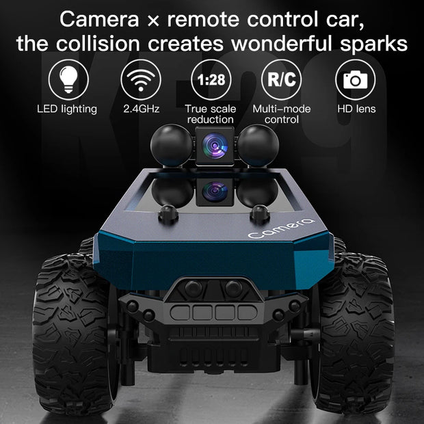 KF29 Car With HD Camera FPV WIFI Machine On Remote Control Stunt 1:28 2.4G SUV Radiocontrol Climbing Toy For Kids on a Toy Gifts