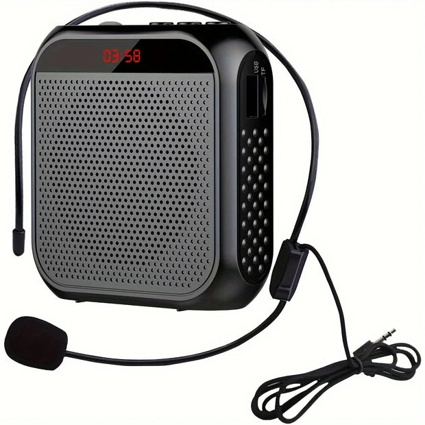 Portable Sound Amplifier，USBRechargeable Speaker Personal Microphone Speech，Suitable for lectures/Meeting/Guide/Outdoor