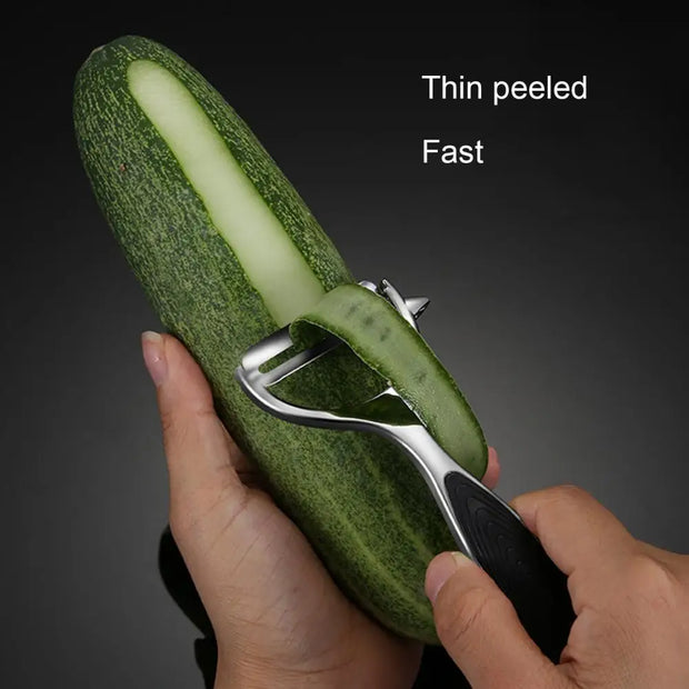 Alloy Potato Peeler Plastic Handle Sharp Cutter Kitchen Gadget Cucumber Carrot Peeler Vegetable Fruit Gadget Kitchen Supplies