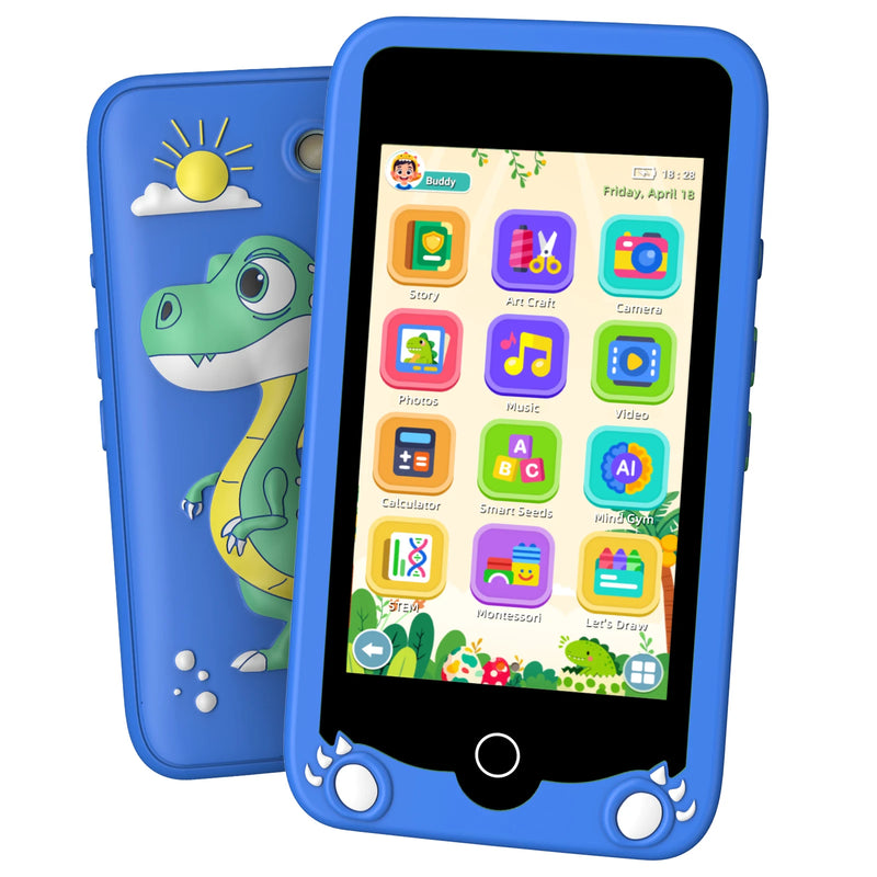 Kids Smart phones , 3.97" Touch Screen, 200+ Learning Games, Dual Camera, Parental Control, Drop-Proof, Gift for Ages 3-12