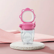 New Mould Fruit & Vegetable Feeder with Silicone Mesh, Cartoon Lion Food Feeder, Juice Feeding Teething Utensils