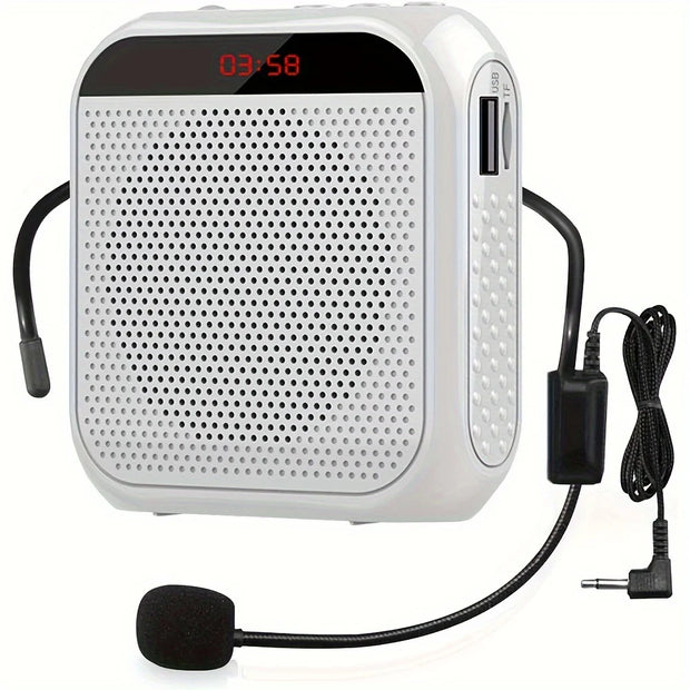 Portable Sound Amplifier，USBRechargeable Speaker Personal Microphone Speech，Suitable for lectures/Meeting/Guide/Outdoor
