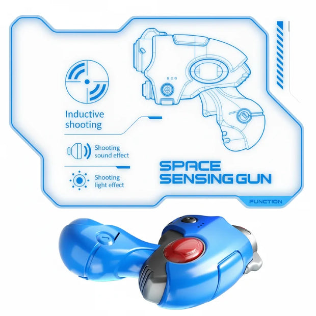 XS4 Glowing Infrared RC UFO Saucer Shooting Sensor Drone Parent-Child Interactive Smart Hover Remote Control Toy Birthday Gifts