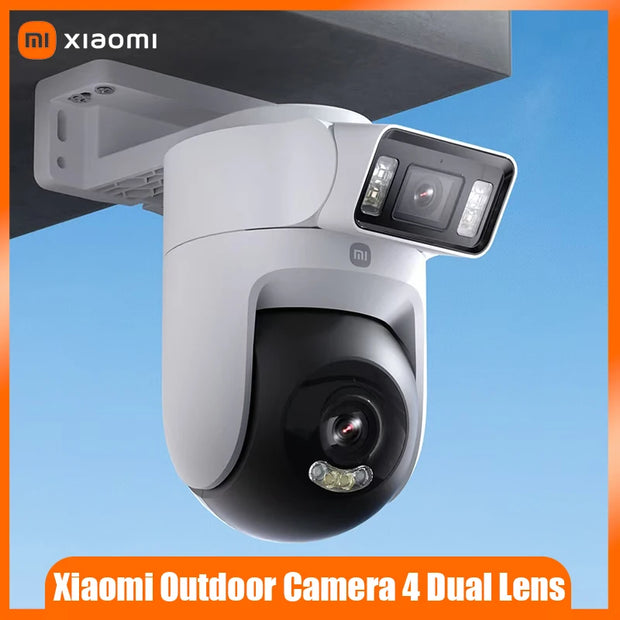Xiaomi Outdoor Camera 4 Dual Lens 3K Ultra HD 360° Panoramic Tracking AI Human Detection Full-Color Night Vision IP66 Rainproof