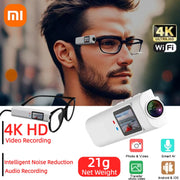 Xiaomi 4K FPV Eyeglasses Video Shooting HD Camera WiFi APP Control Intelligent Headset Glasses Outdoor Sports Sound Recording