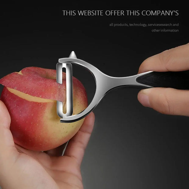 Alloy Potato Peeler Plastic Handle Sharp Cutter Kitchen Gadget Cucumber Carrot Peeler Vegetable Fruit Gadget Kitchen Supplies