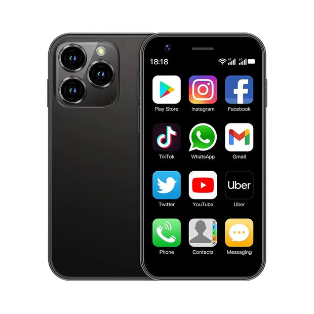 The smart phone in your pocket! SOYES XS16 3-inch Android 8.1 Mini Phone 4G Network Dual SIM Card 3+64G Memory with Play Store