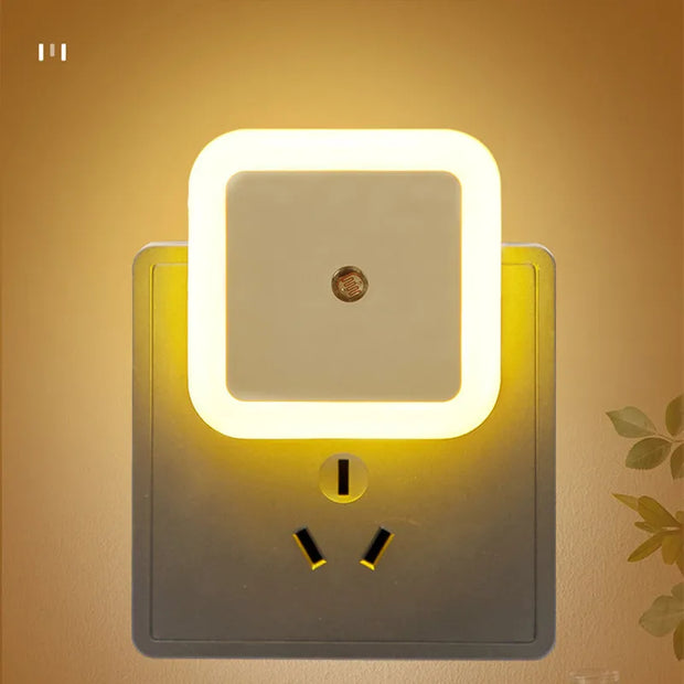 Light controlled night light, light controlled induction light, dreamy color changing mushroom light, LED energy-saving night li