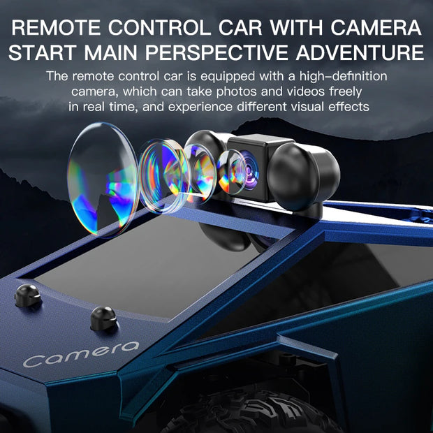 KF29 Car With HD Camera FPV WIFI Machine On Remote Control Stunt 1:28 2.4G SUV Radiocontrol Climbing Toy For Kids on a Toy Gifts