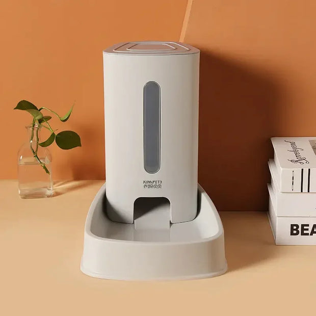 Pet Supplies, Large Capacity Water Dispenser, Automatic Feeder Drinking Water, Dry Wet Separation Food Container, Pet Cat