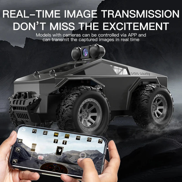 KF29 Car With HD Camera FPV WIFI Machine On Remote Control Stunt 1:28 2.4G SUV Radiocontrol Climbing Toy For Kids on a Toy Gifts