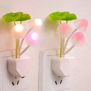 Light controlled night light, light controlled induction light, dreamy color changing mushroom light, LED energy-saving night li