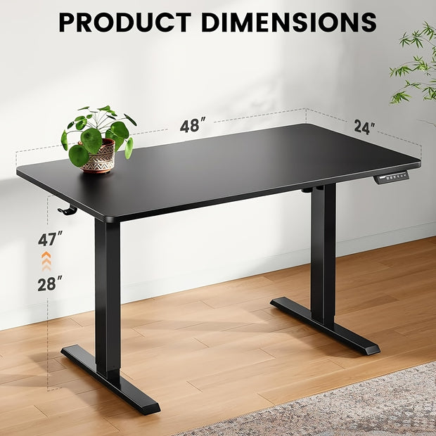 [Electric Lifting Table] Adjustable Electric Upright Table, 48/55/63 inch Electric Lifting Table, Ergonomic Computer Desk, Electronic Game Table